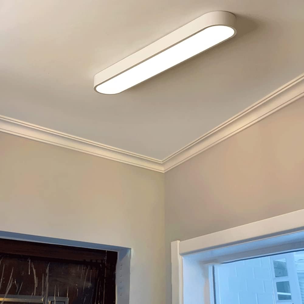 White Macaron LED 100W Rectangle 110x30 Ceiling Light 4000K - Aura Lighting - Azar Group