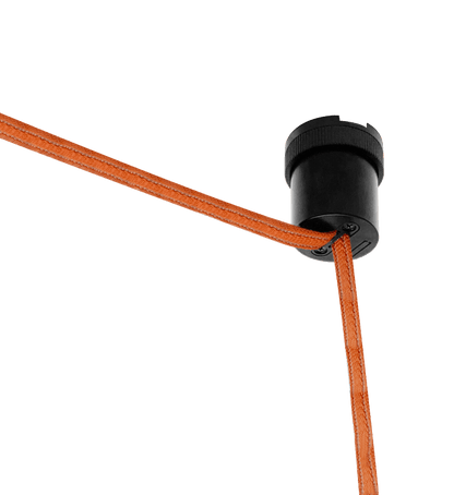 Woven Large Fixed Nodes Black D60*H70 - Magnetic Track LED Light - Aura Lighting - Azar Group