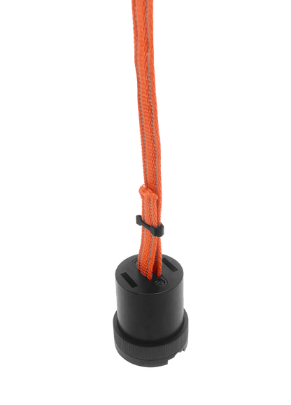 Woven Large Fixed Nodes Black D60*H70 - Magnetic Track LED Light - Aura Lighting - Azar Group