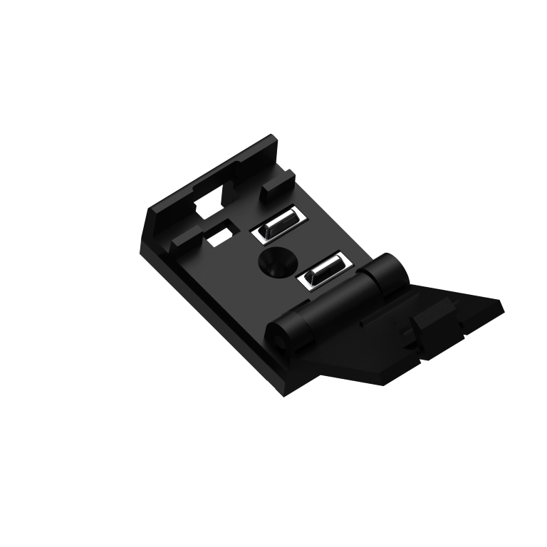 Woven Linker Black L26*W26*H10 - Magnetic Track LED Light - Aura Lighting - Azar Group