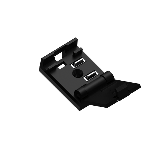 Woven Linker Black L26*W26*H10 - Magnetic Track LED Light - Aura Lighting - Azar Group