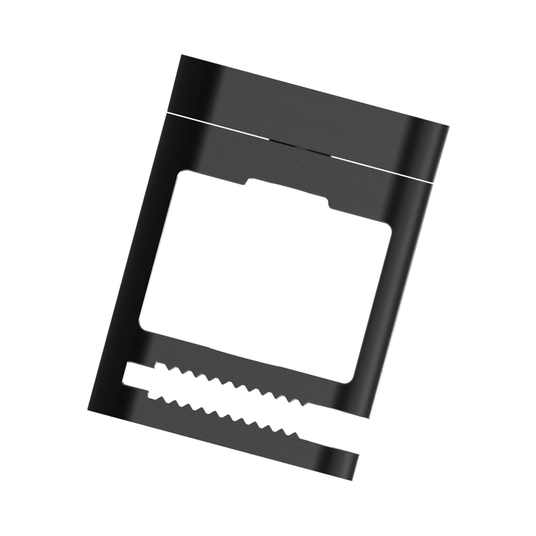 Woven Small Fixed Nodes Black L30*W11*H40 - Magnetic Track LED Light - Aura Lighting - Azar Group