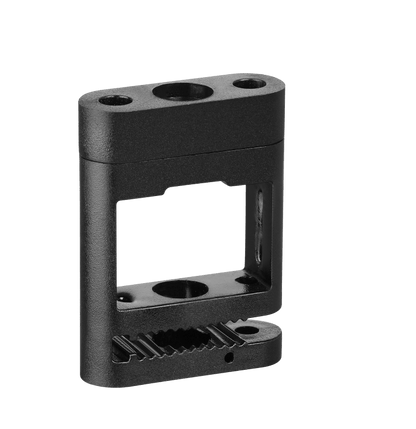 Woven Small Fixed Nodes Black L30*W11*H40 - Magnetic Track LED Light - Aura Lighting - Azar Group