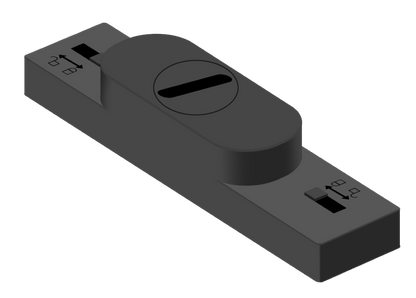 Woven Track Connection Power Box Black L112*W26*H25 - Magnetic Track LED Light - Aura Lighting - Azar Group