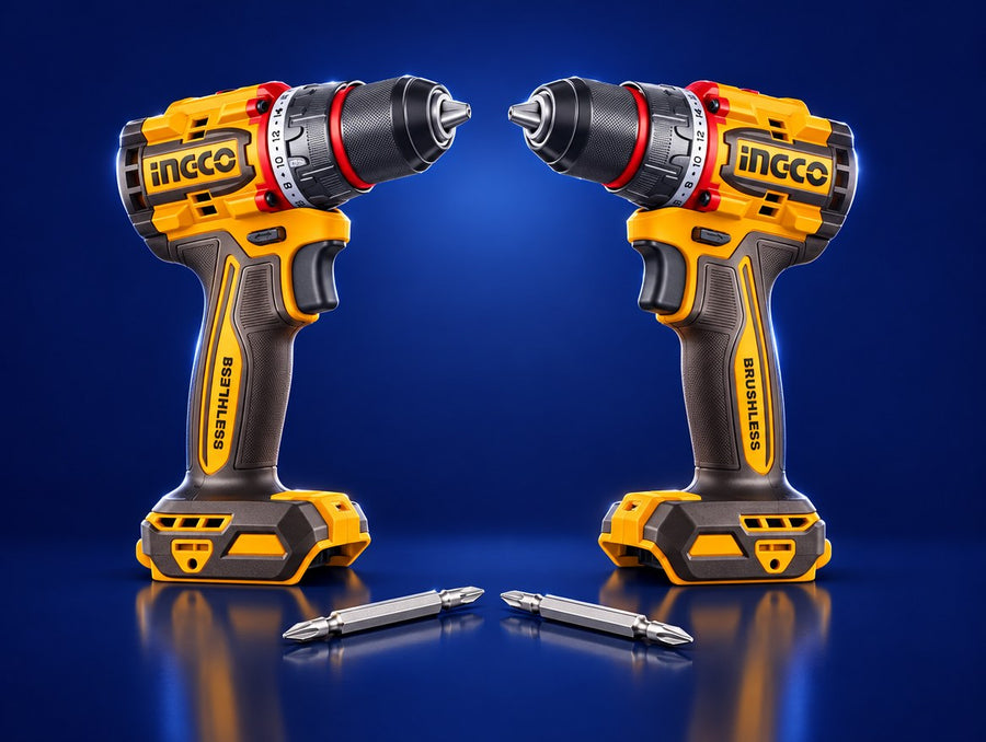 INGCO Cordless Drill 20V Brushless 55Nm 13mm Bare Tool CDLI205581 | مقدح بطارية راس حديد 55 ن.م