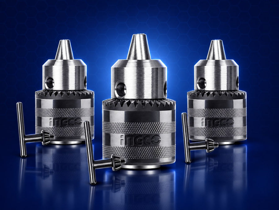 INGCO Keyed Drill Chuck 3-16mm 1/2in-20UNF with Key KC1601 | رأس مقدح