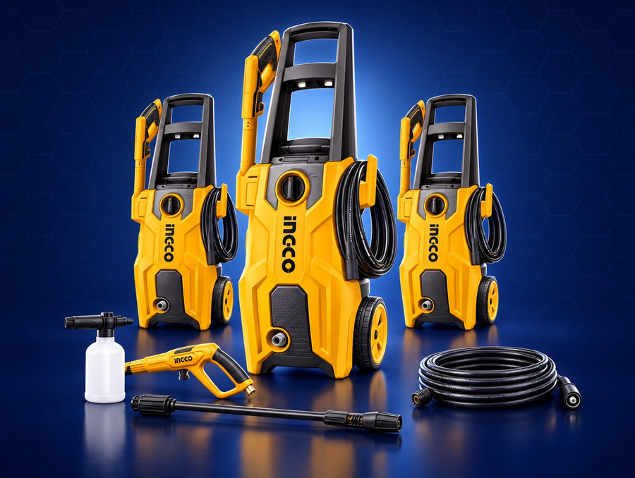 INGCO High Pressure Washer 2000W 160Bar 6L/min HPWR20018 | مكنة غسيل