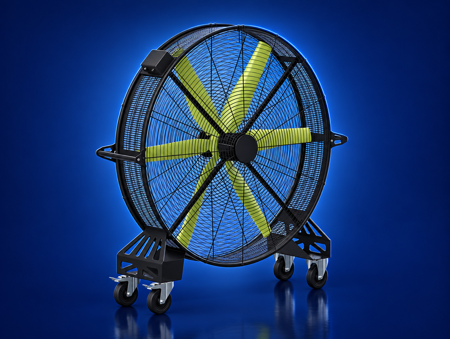 V.E.M. Drum Fan 1500MM 550W 400RPM Economy