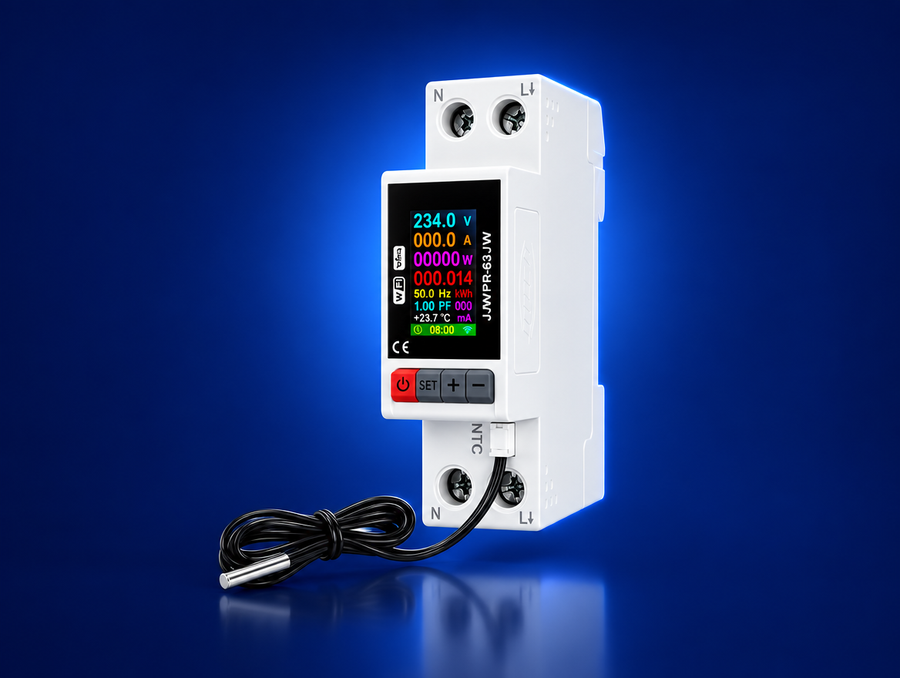 V.E.M. Smart WiFi Voltage / Current / Leakage Protector 63A